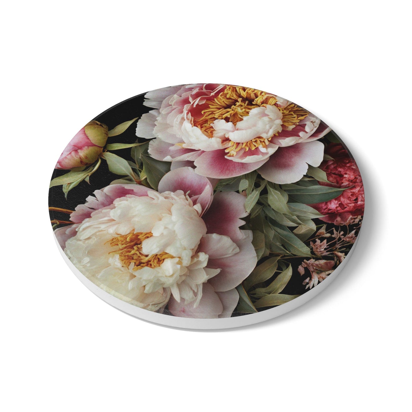 Baroque Floral Ceramic Coaster