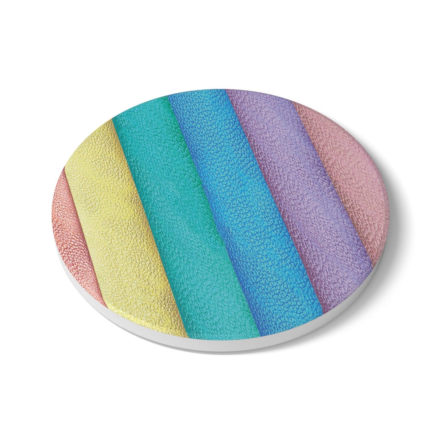 Kensington Rainbow Pastel Ceramic Coaster