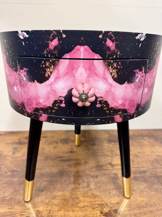 Black and Pink Marble