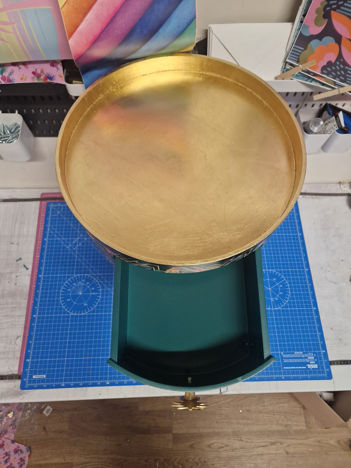 Art Deco Birds - Emerald