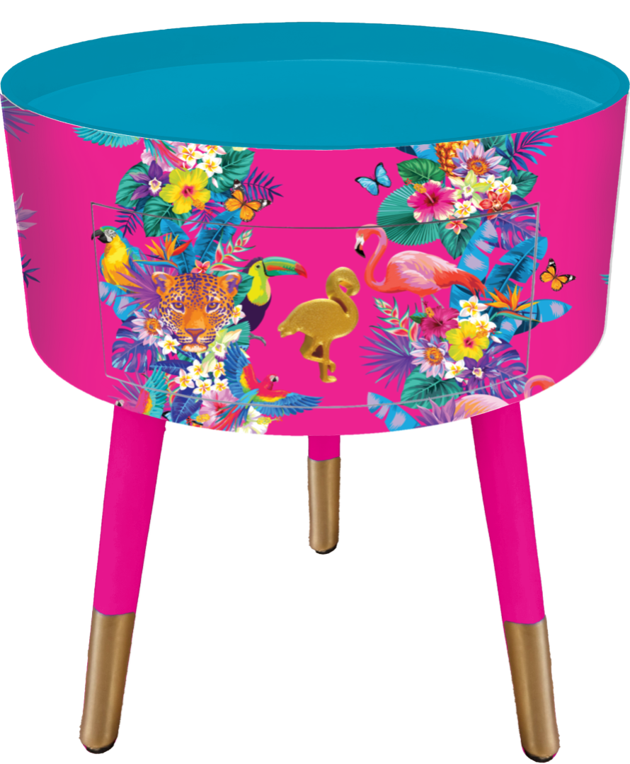 TGR - Colourful Jungle Panels (Hot Pink)