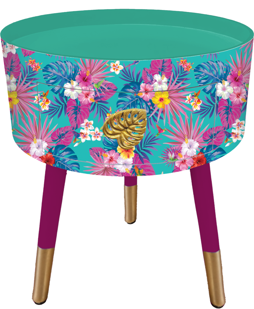 TGR - Tropical Hibiscus (aqua)