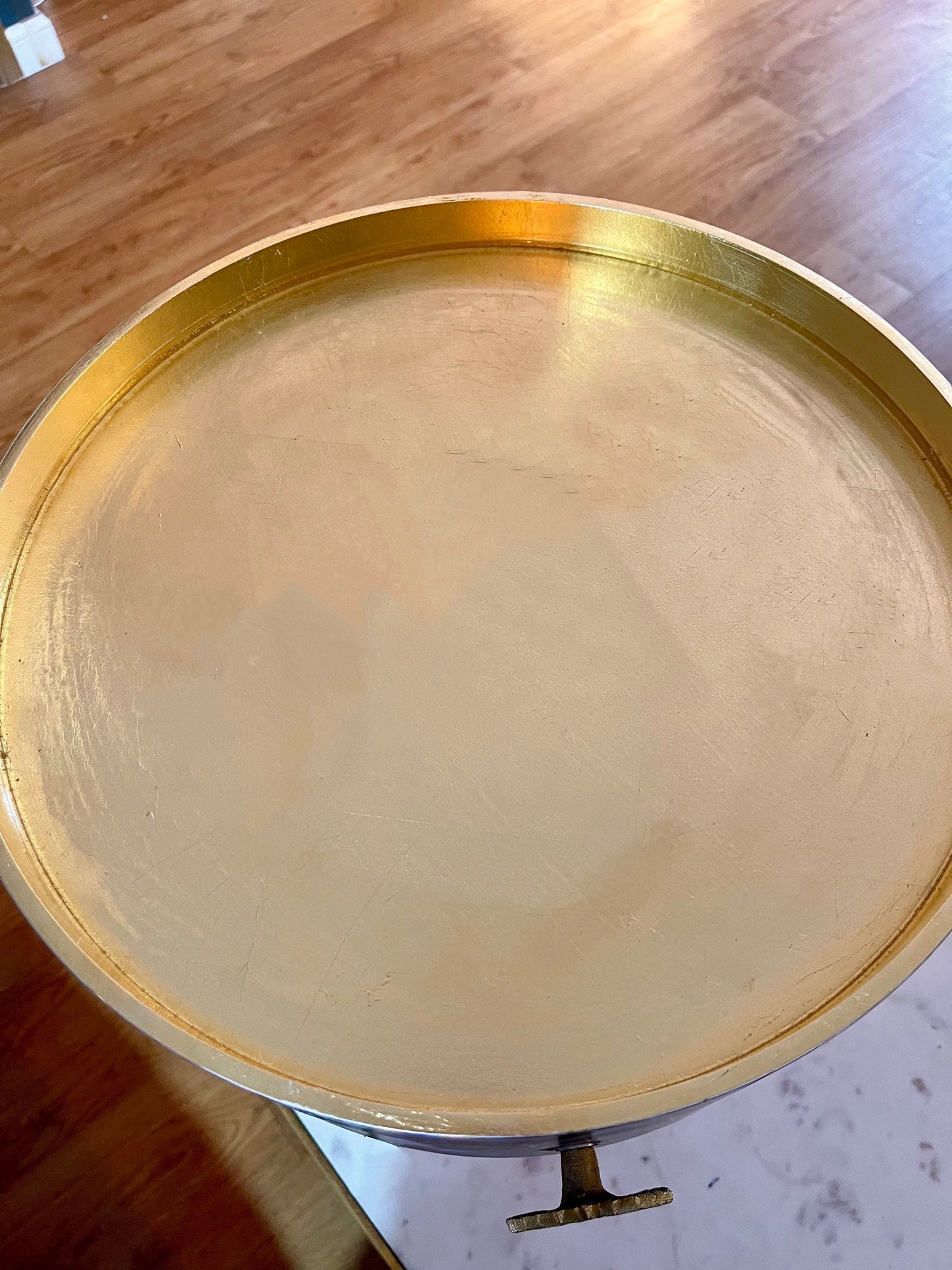 Peacock - Hot Pink , blue, green and teal jewel colours, opulent nightstand, hot pink and navy bedside table, round small table