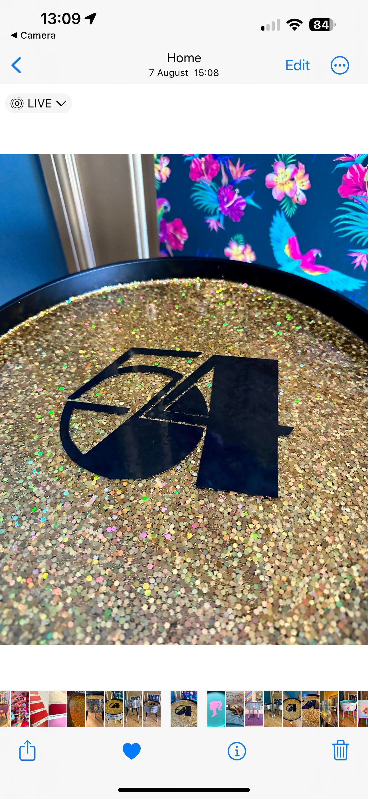 Upgrade - Add on a Logo/Shape/Name on glitter