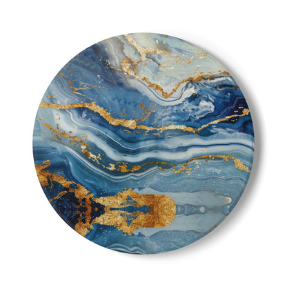 Marble Blue Ceramic Coaster