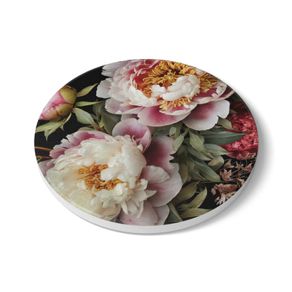 Baroque Floral Ceramic Coaster