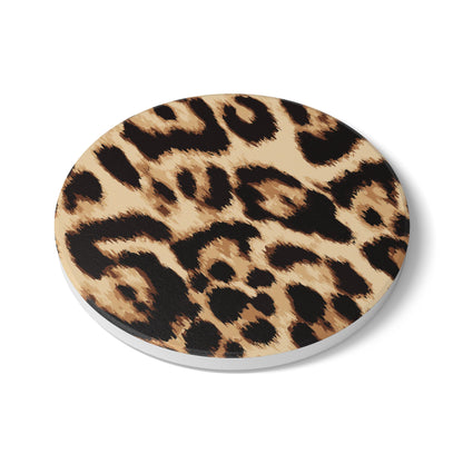 Standard Leopard Print Ceramic Coaster
