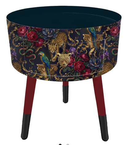 Gilded Jungle - Black and Red