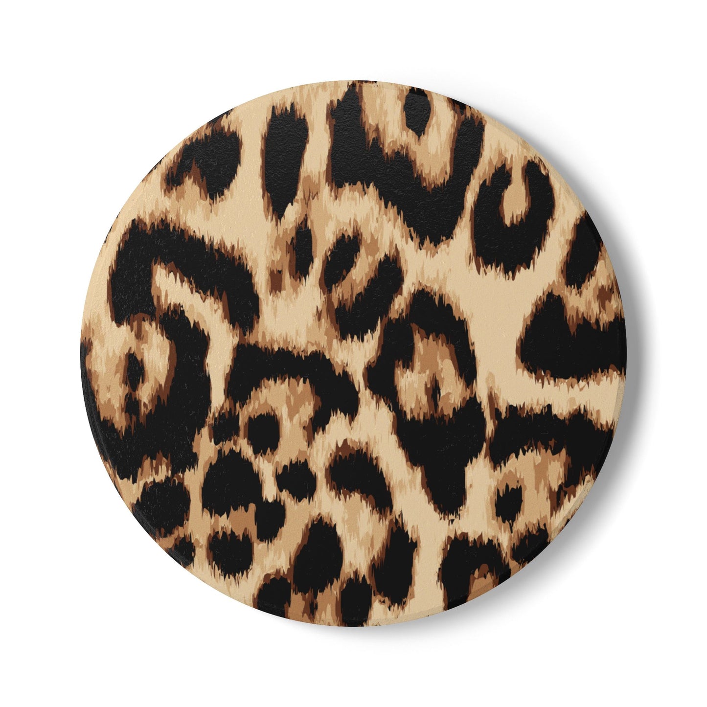 Standard Leopard Print Ceramic Coaster