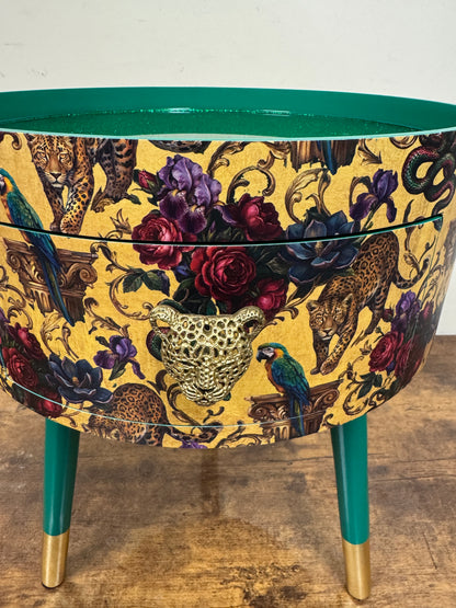 Gilded Jungle - gold and emerald glitter