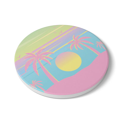 Malibu Sunset Ceramic Coaster