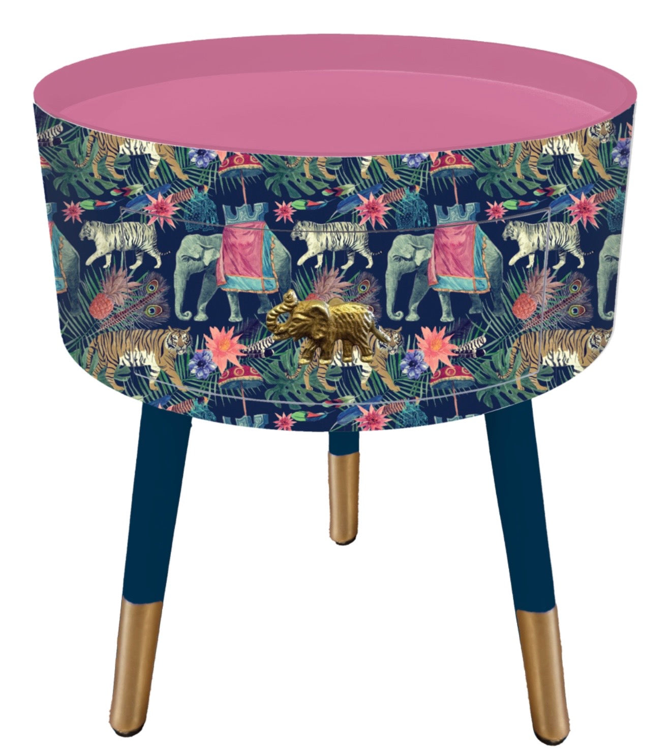 Elephant in Jungle- Navy