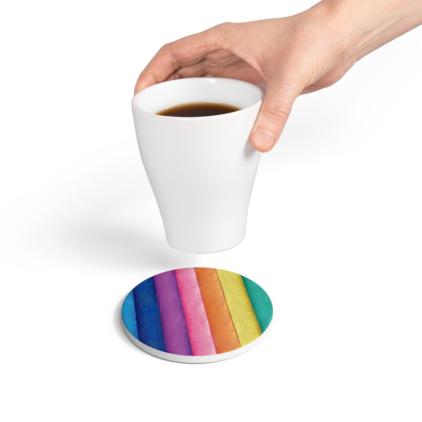 Kensington Rainbow Bright Ceramic Coaster