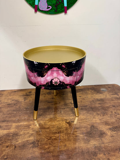 Black and Pink Marble