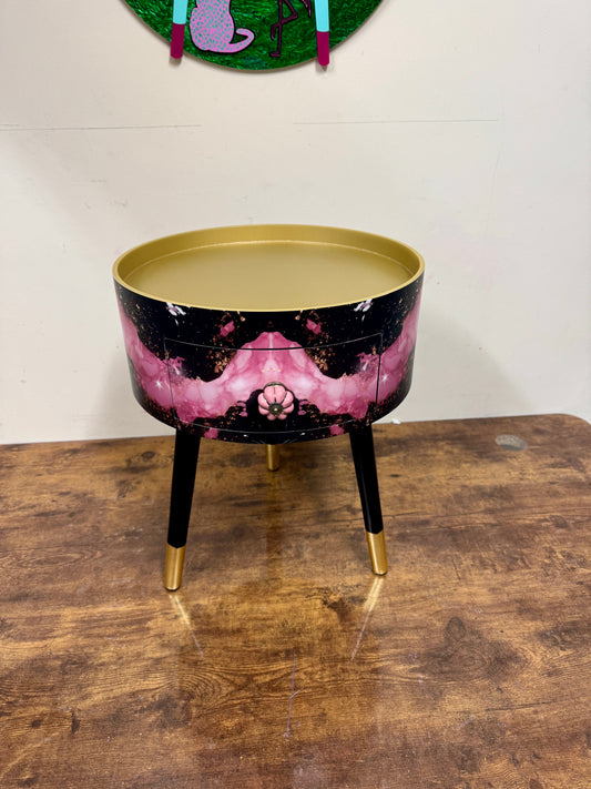 Black and Pink Marble
