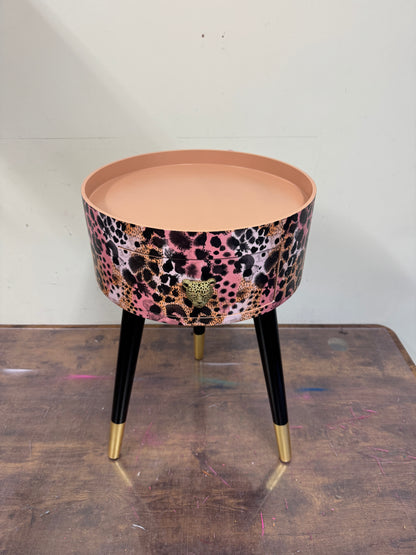 Watercolour Leopard table