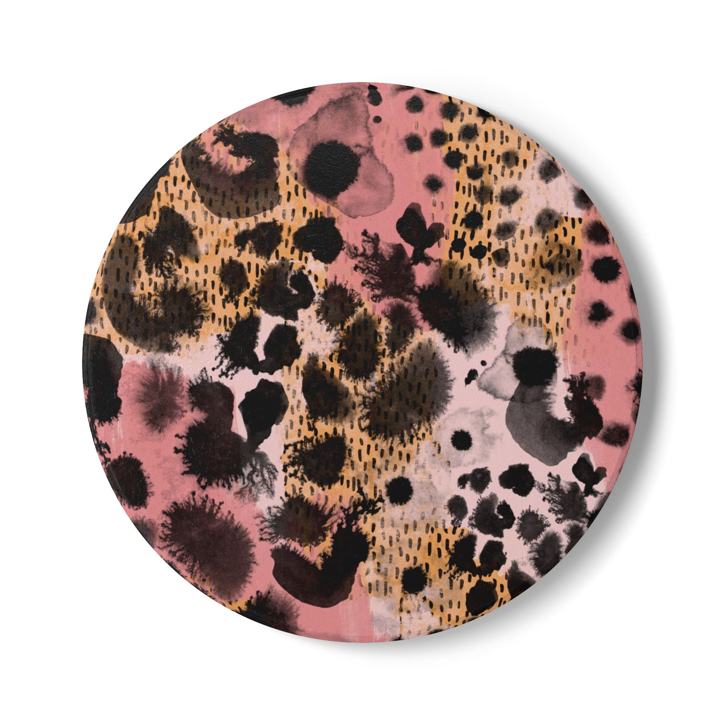Watercolour Leopard Print Coaster