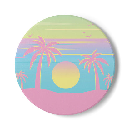 Malibu Sunset Ceramic Coaster