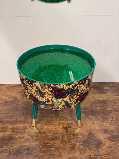Gilded Jungle - gold and emerald glitter