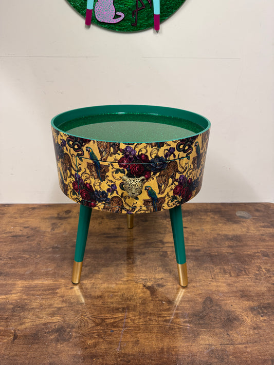 Gilded Jungle - gold and emerald glitter