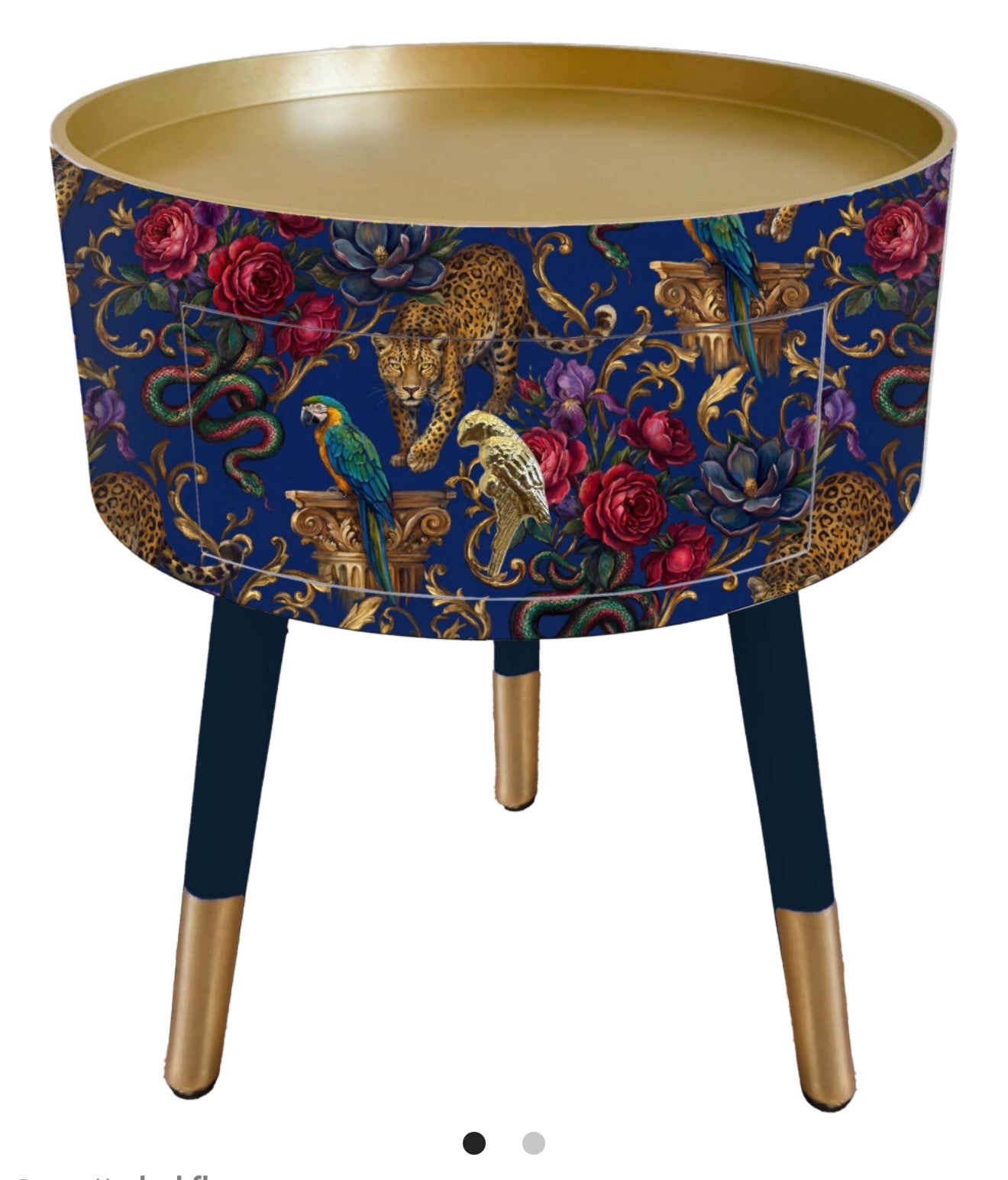 Gilded Jungle - Navy and Gold