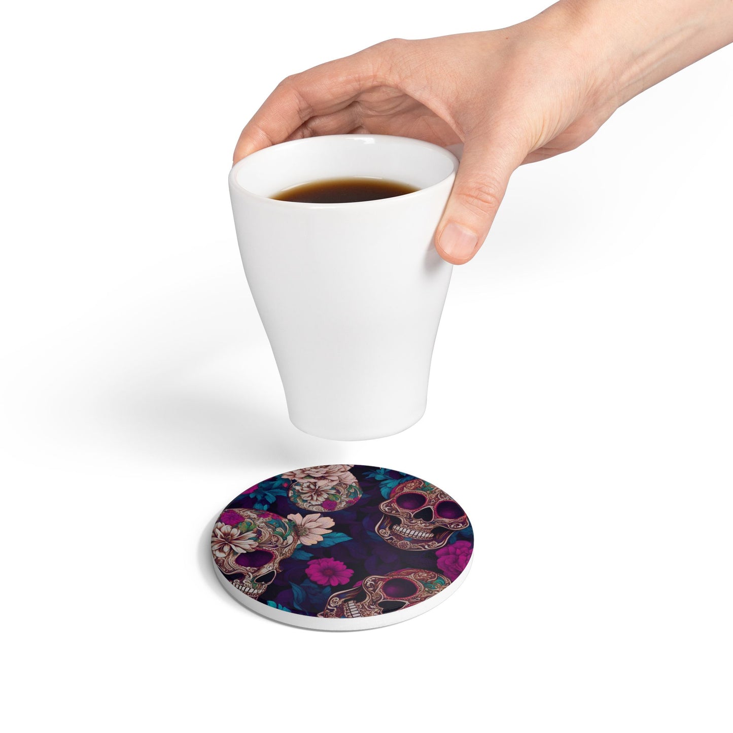 Skulls Ceramic Coaster