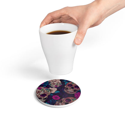 Skulls Ceramic Coaster