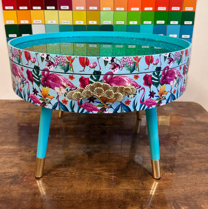 Flamingo coffee table mint