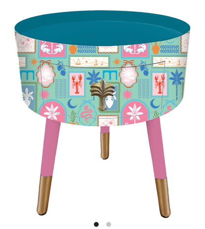 Mediterranean Travels - Mint , Teal and Pink