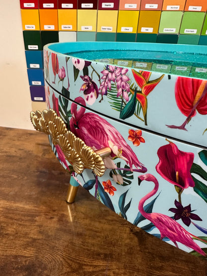 Flamingo coffee table mint