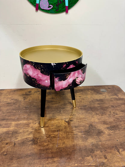 Black and Pink Marble