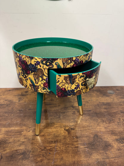 Gilded Jungle - gold and emerald glitter
