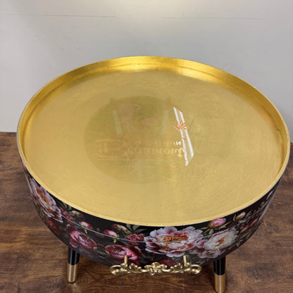 Baroque coffee table gold leaf
