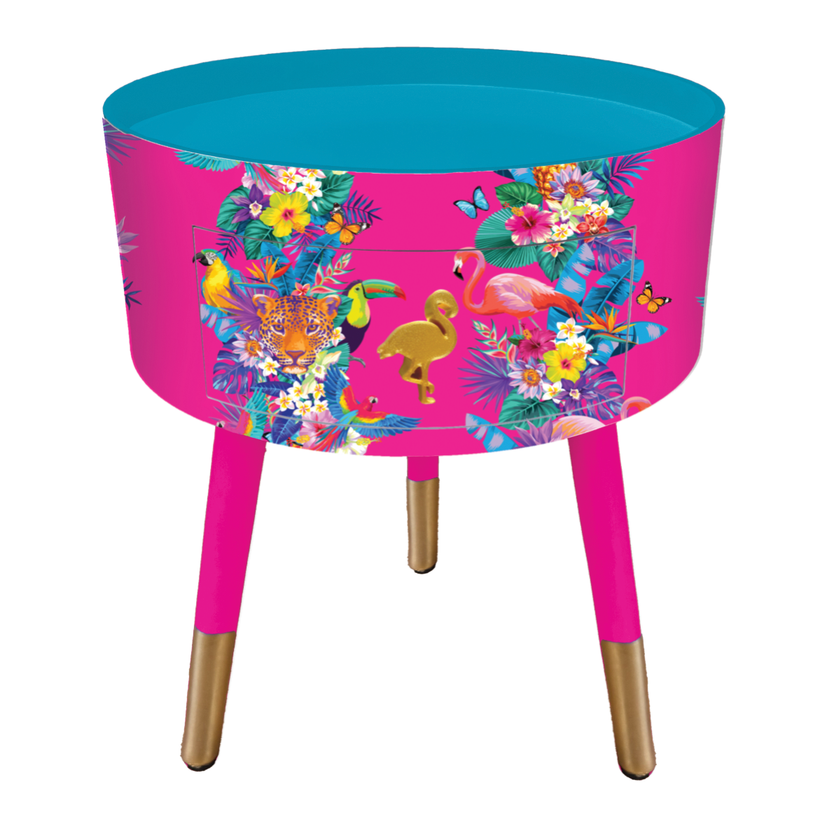 TGR - Colourful Jungle Panels (Hot Pink)