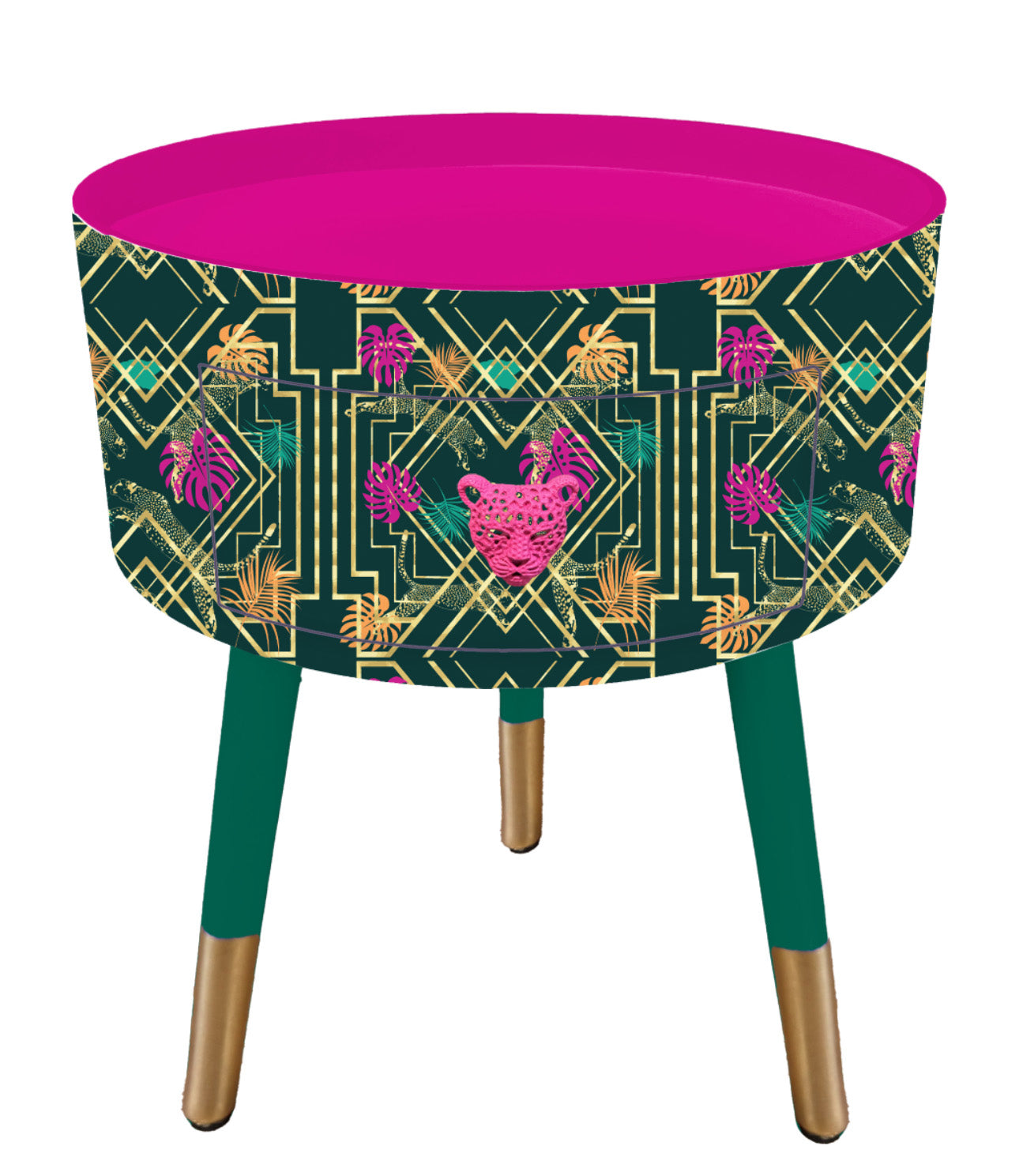 TGR - Art Deco Colourful Leopard