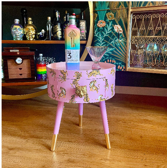 Tiger table - Light Pink
