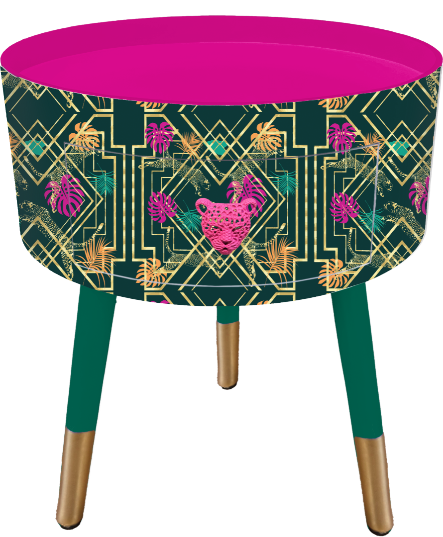 TGR - Art Deco Colourful Leopard