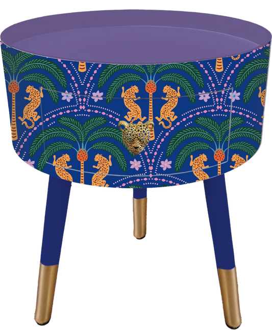 TGR - Cheetah with Palm (royal blue)