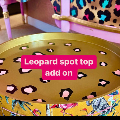 Upgrade - Add on Leopard print spots add on