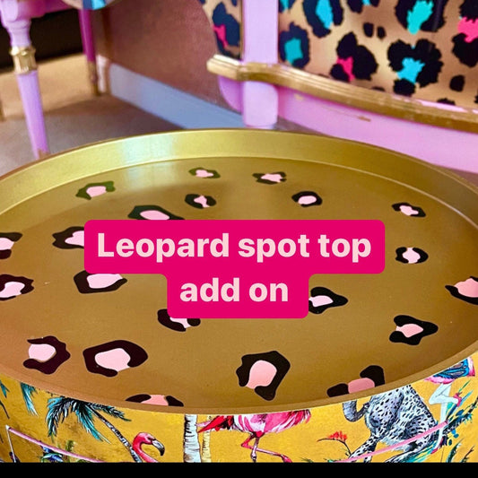 Upgrade - Add on Leopard print spots add on