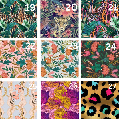 Round coffee table , fully customisable , Animal and floral print.  Round table, lift off top for storage. Lounge table, living room end